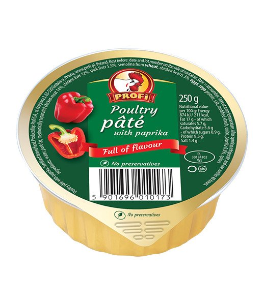 Profi Poultry Pate with Paprika 8x250g