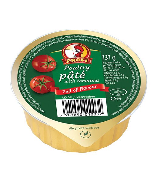 Profi Poultry Pate with Tomatoes 15x131g