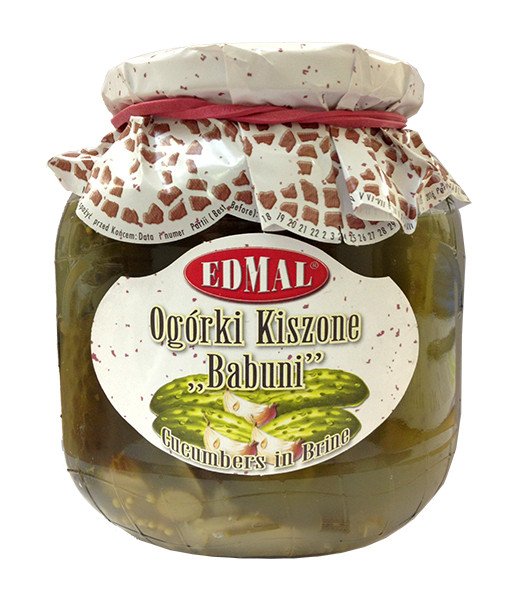 Edmal Ogorki Kiszone Babuni (Cucumbers in Brine) 6x680g