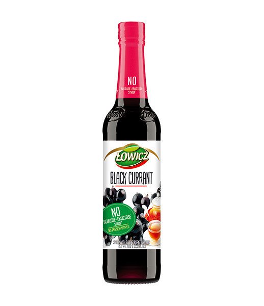 Lowicz Blackcurrant Syrup (Czarna Porzeczka) 6x400ml