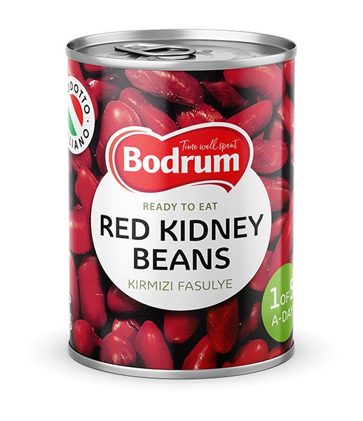 Bodrum Boiled Red Kidney Beans (Kirmizi Fasulye) (EO) 12x400g