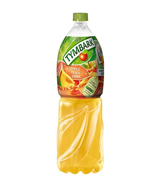 Tymbark Apple & Peach (Aseptic Bottle) 6x2L