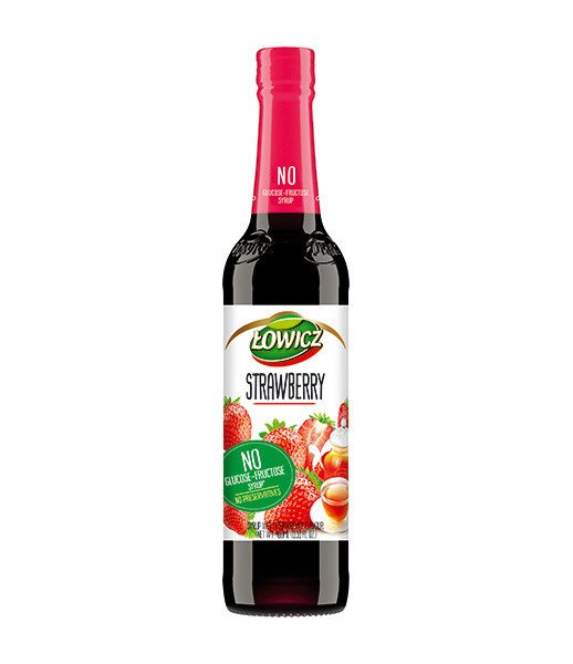 Lowicz Strawberry Syrup (Truskawka) 6x400ml