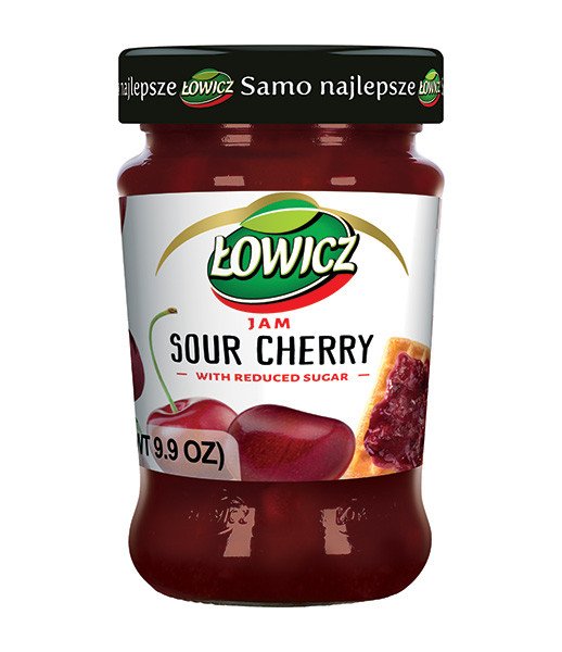 Lowicz Cherry Jam (Wisniowy) 8x280g