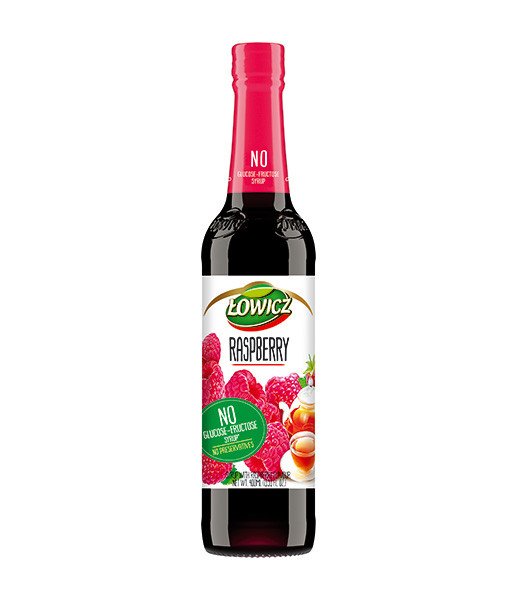 Lowicz Raspberry Syrup (Malina) 6x400ml