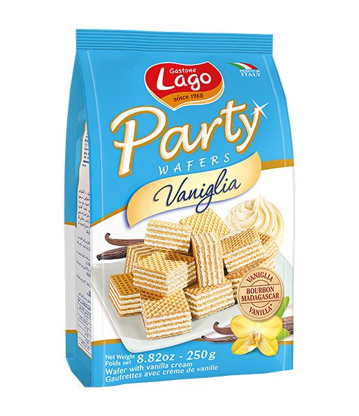 Lago Party Wafer Vanilla 10x250g