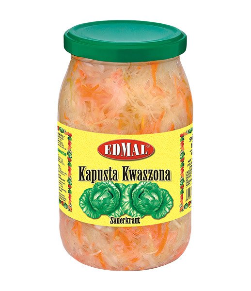 Edmal Sauerkraut with Carrots (Kapusta Kwaszona Z Marchewka) 8x900g