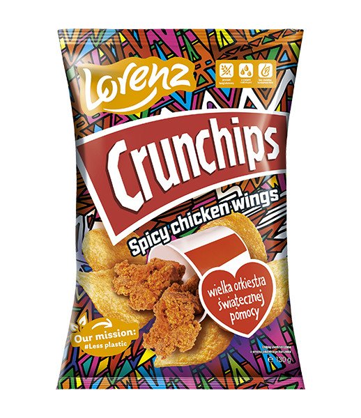 Crunchips X-Cut Spicy Chicken Wings 10x130g