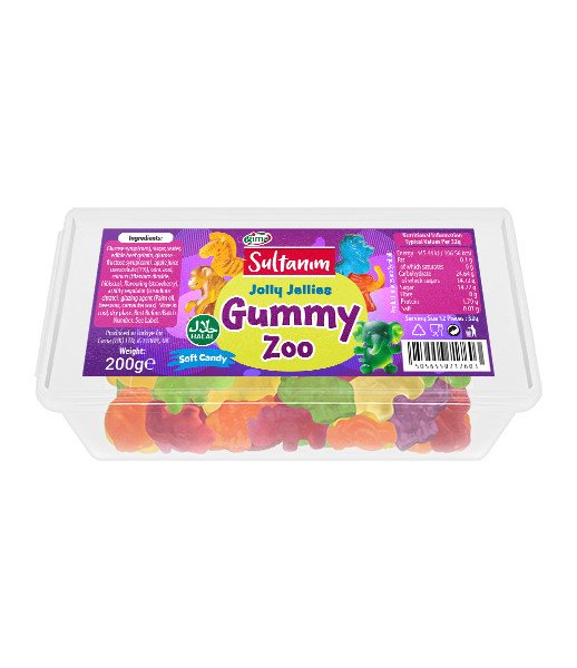 Sultanim Jelly Animals With Fruit 24x200g