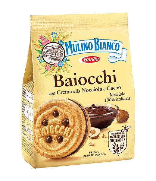 Barilla Mulino Bianco Baiocchi Nocciola 10x260g