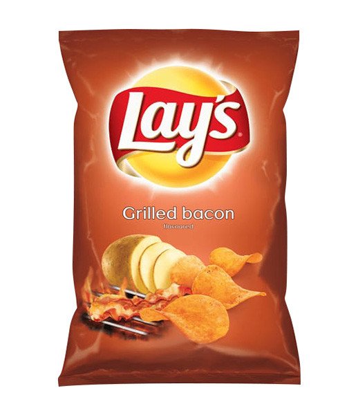 Crisps Lays Grilled Bacon 21x140g