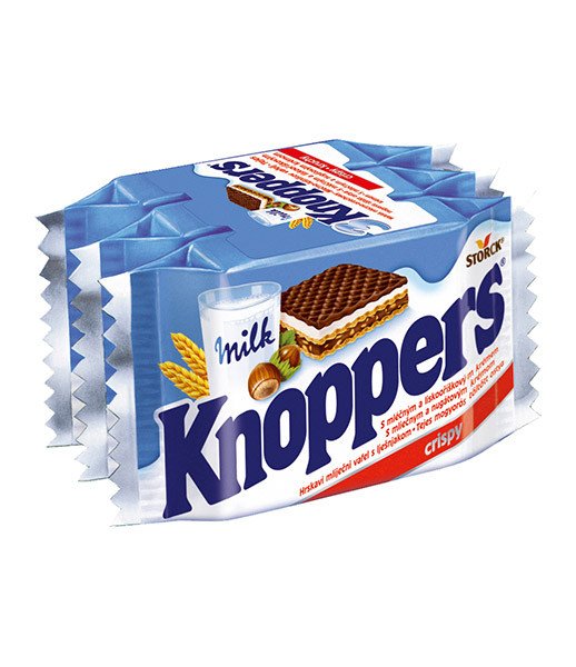 Storck Knoppers Chocolate Wafers (3 Pack) 24x75g