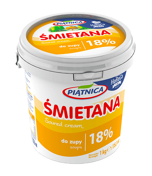 Piatnica Smietana Sour Cream  18% 6x1kg