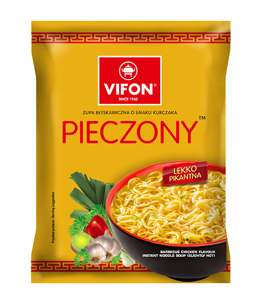 Vifon Noodle Soup Roasted Chicken (Zupa Kurczak Pieczony) 24x70g