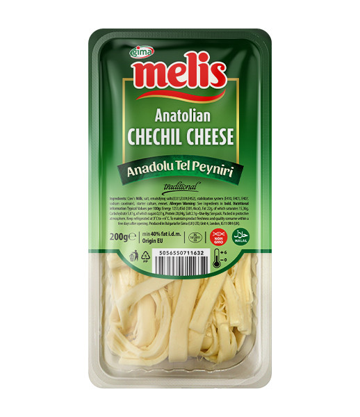 Melis Anatolian Tel Cheese (Chechil) 12x200g