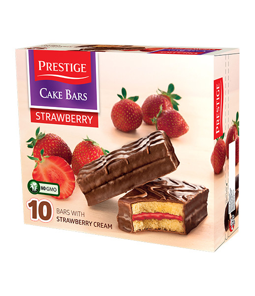 Prestige Sponge Cakes Strawberry (10x30g) 12x300g