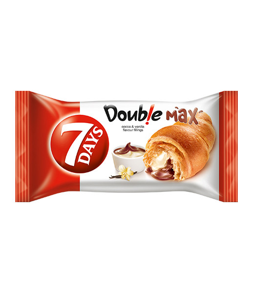 7Days Double Max Cocoa & Vanilla Croissant 4306632 20x80g