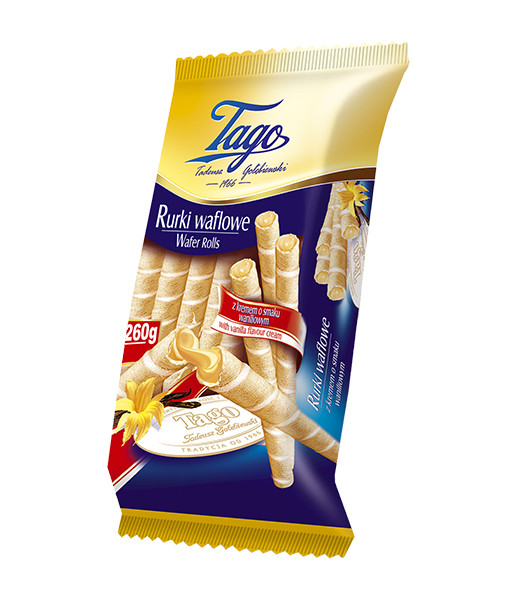 Tago (03) Wafer Rolls with Vanilla 24x260g