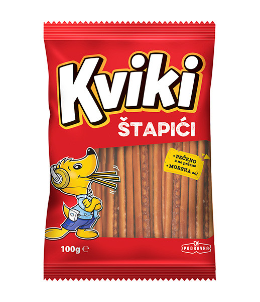 Podravka Kviki Salted Sticks 20x100g