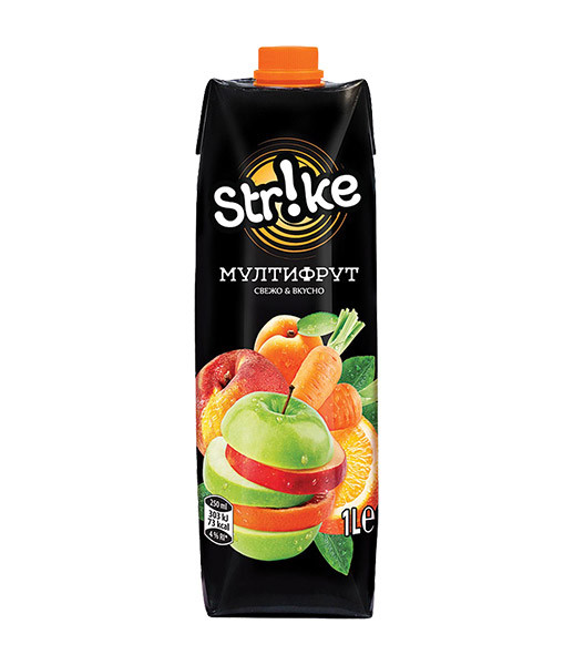 Strike Fruit Drink Multifruit 12x1L