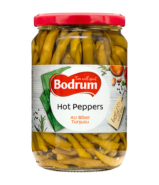 5Bodrum 720cc Pepper Pickled Hot 6x630g