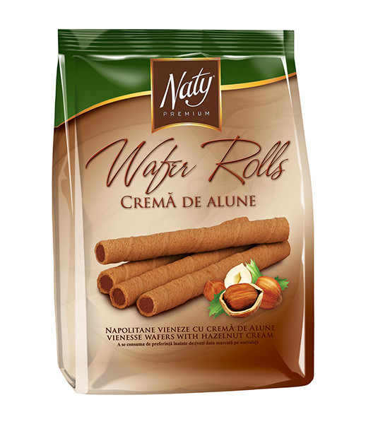 Naty Wafer Rolls Nut 9x200g