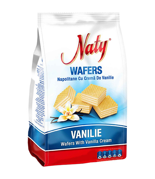 Naty Wafers With Vanilla Cream 9x140g