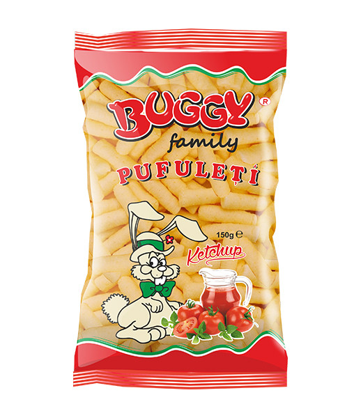 Buggy Family Corn Flips Ketchup 10x150g