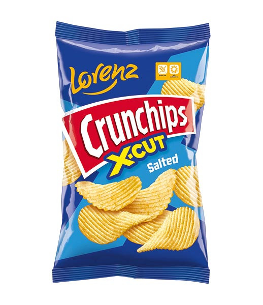 Crunchips X-Cut Salt (Sol) 10x130g