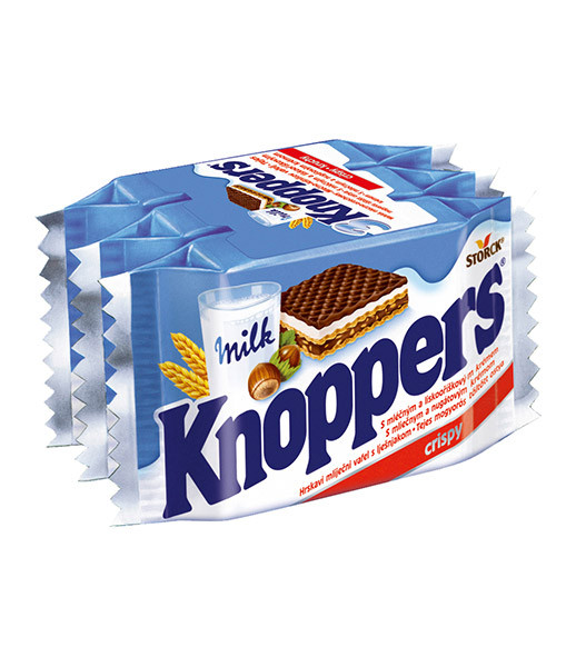 Storck Knoppers Chocolate Wafers (3 Pack) 24x75g