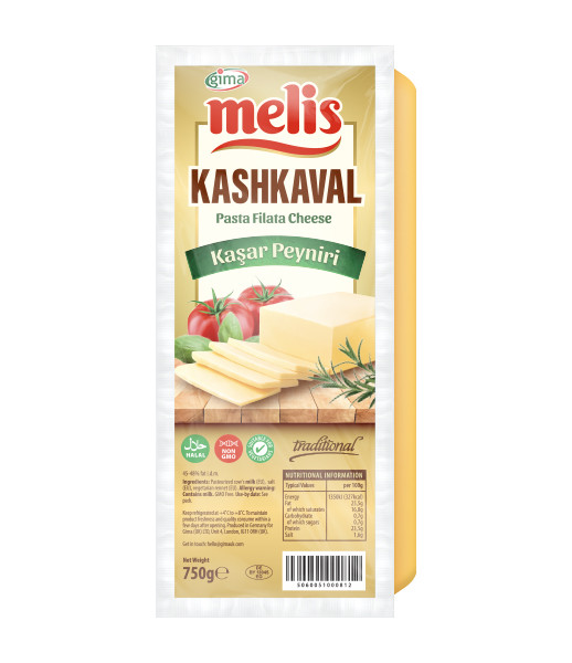 Melis Kashkaval Cheese 10x750g