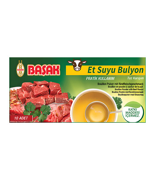 Basak Bouillon Powder / Beef Flavour  12x(10x10g)