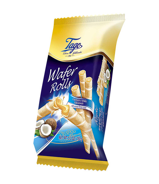 Tago (10) Wafer Rolls with Coconut Cream 12x150g