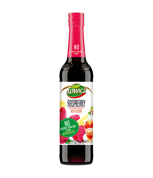 Lowicz Raspberry & Lemon Syrup 6x400ml