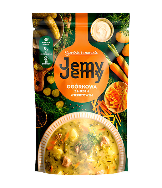 Profi Jemy Jemy Cucumber with Pork Meat Soup (Ogorkowa) 6x450g