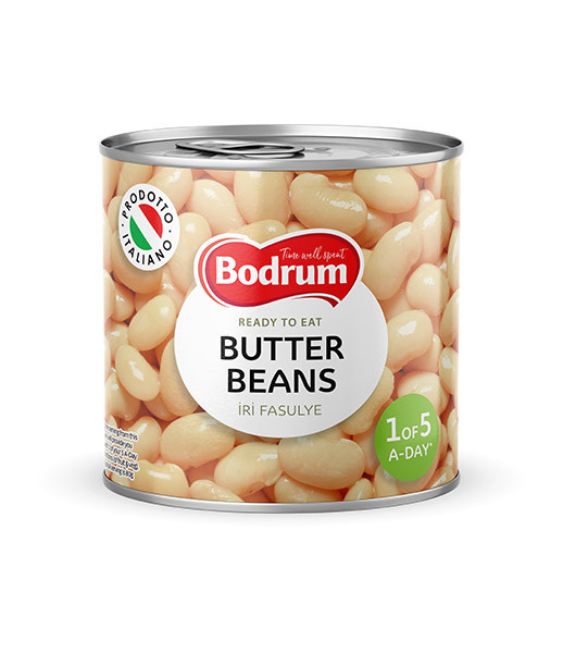 Bodrum Boiled Butter Beans 12x800g