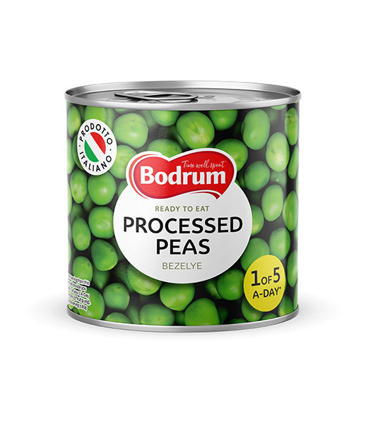 Bodrum Boiled Green Peas (Bezelye) (EO) 12x800g