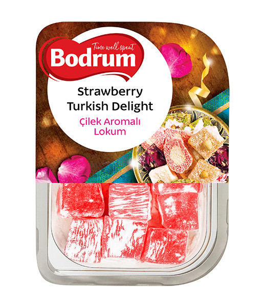 6Bodrum Delight Strawberry (Cilekli Lokum) 6x200g