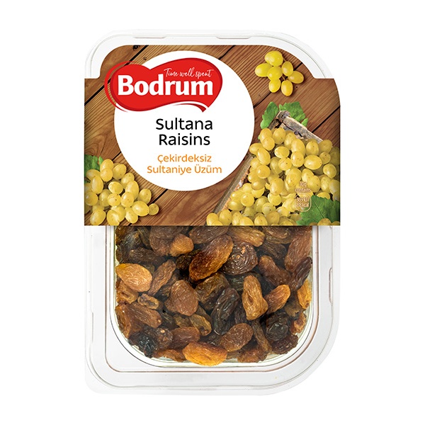 Bodrum Sultana Raisins (Tray) 6x250g