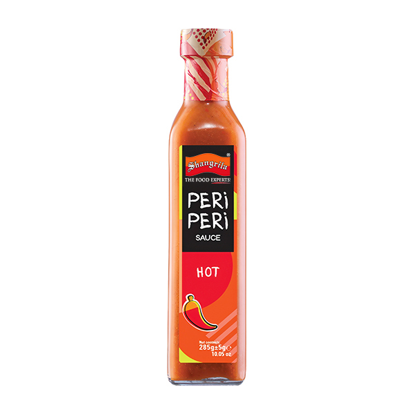 Shangrila Peri Peri Hot Sauce Glass Bottle 12x285g