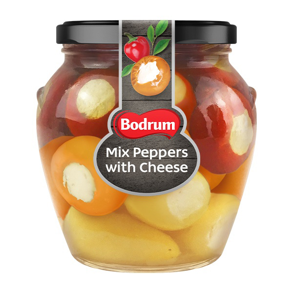 5Bodrum Amf Mix Peppers with Cheese 6x530g