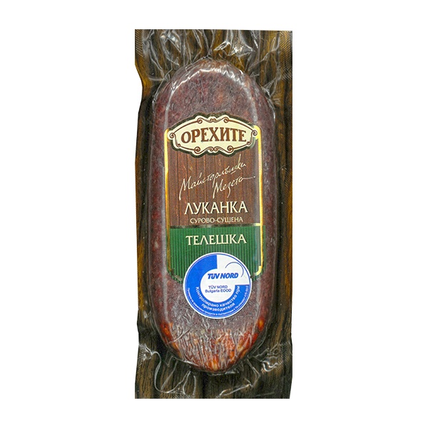 Orehite Raw Dried Lukanka Veal (Beef) (50) 1x170g