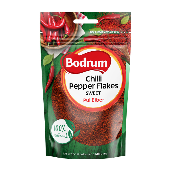 7Bodrum Spice Chilli Pepper Flakes (Sweet)  Pul Biber Tatli) 8x100g