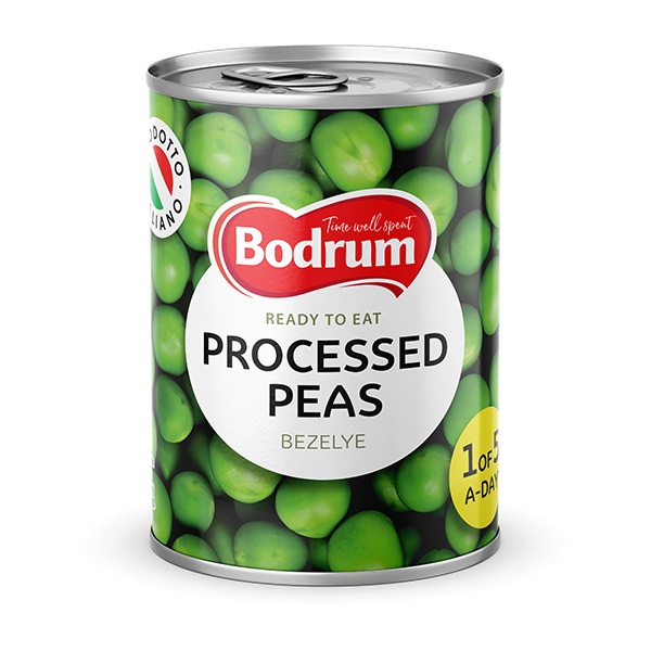 Bodrum Boiled Green Peas (Bezelye) (EO) 12x400g