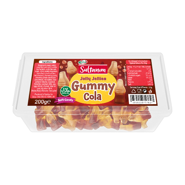 Sultanim Jelly Cola 24x200g