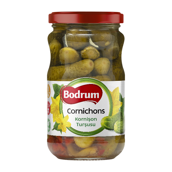5Bodrum 370cc Cornichons Pickles 6x330g