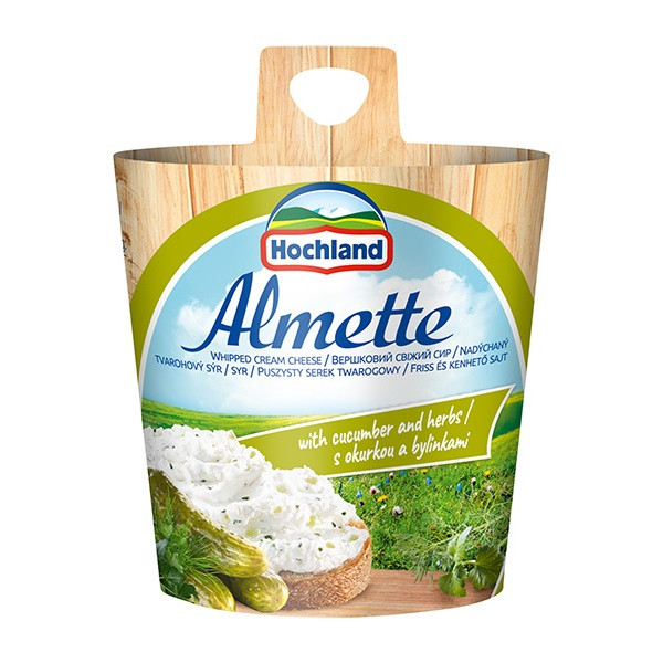 Hochland (02) Almette Ogorkiem (Cucumber & Herbs) Cheese (12) 1x150g
