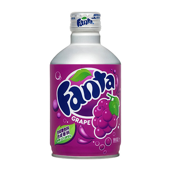Fanta Grape Metal Bottle 24x300ml