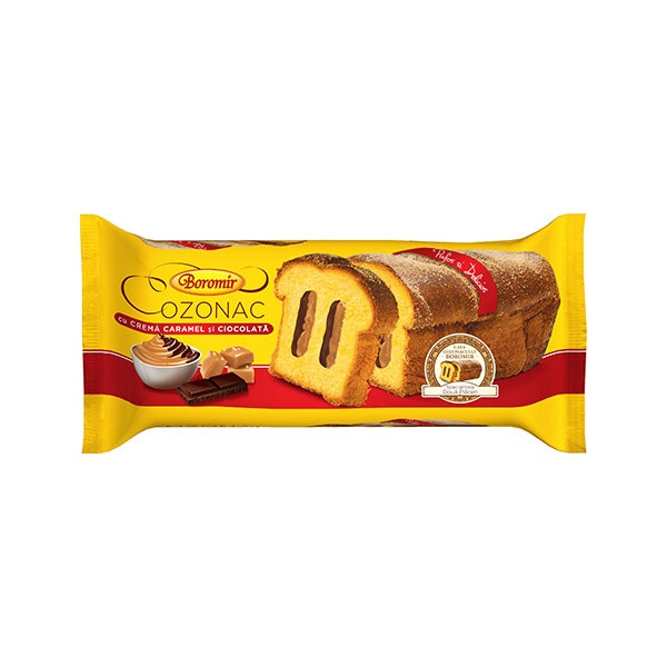 Boromir Cozonac with Chocolate and Caramel Cream