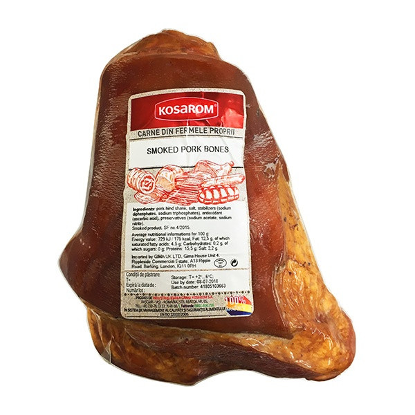 Kosarom Smoked Pork Bones (Ciolane Afumate) (5) Kg